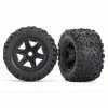 Traxxas 8672 - Black Wheels / Talon EXT Tires -Rc Car Component Shop traxxas 8672 black wheels talon ext tires