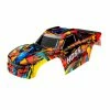 Traxxas 9011R - Hoss 4X4 VXL Body - Solar Flare -Rc Car Component Shop traxxas 9011r hoss 4x4 vxl body solar flare