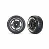 Traxxas 9373 - Split-Spoke Black With Chrome Wheels / Response Tires -Rc Car Component Shop traxxas 9373 split spoke black with chrome wheels