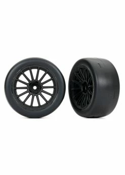 Traxxas 9375 - Multi-spoke Black Wheels / 2.0" Ultra-wide Tires