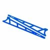 Traxxas 9462X - Wheelie Bar Side Plates - Blue Aluminum -Rc Car Component Shop traxxas 9462x wheelie bar side plates blue aluminu