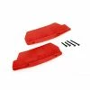 Traxxas 9519R - Mud Guards Rear, Left & Right - Red -Rc Car Component Shop traxxas 9519r mud guards rear left right red