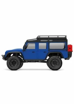Traxxas 970541BLUE - 1/18 RTR Scale And Trail Defender - Blue -Rc Car Component Shop traxxas 970541blue 1 18 rtr scale and trail defend 3