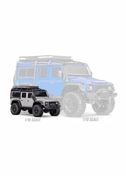 Traxxas 970541BLUE - 1/18 RTR Scale And Trail Defender - Blue -Rc Car Component Shop traxxas 970541blue 1 18 rtr scale and trail defend 5