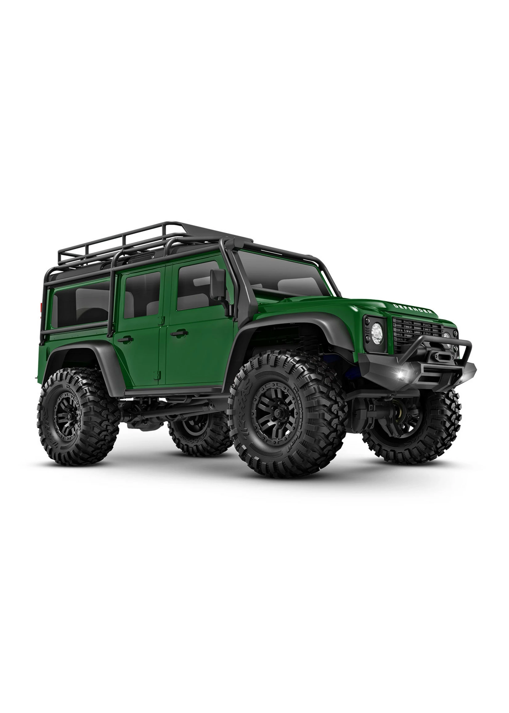 Traxxas 970541GRN - 1/18 RTR Scale And Trail Defender - Green 3 Traxxas 970541GRN - 1/18 RTR Scale And Trail Defender - Green
