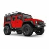 Traxxas 970541RED - 1/18 RTR Scale And Trail Defender - Red -Rc Car Component Shop traxxas 970541red 1 18 rtr scale and trail defende