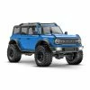 Traxxas 970741BLUE - 1/18 RTR Scale And Trail Bronco - Blue -Rc Car Component Shop traxxas 970741blue 1 18 rtr scale and trail bronco