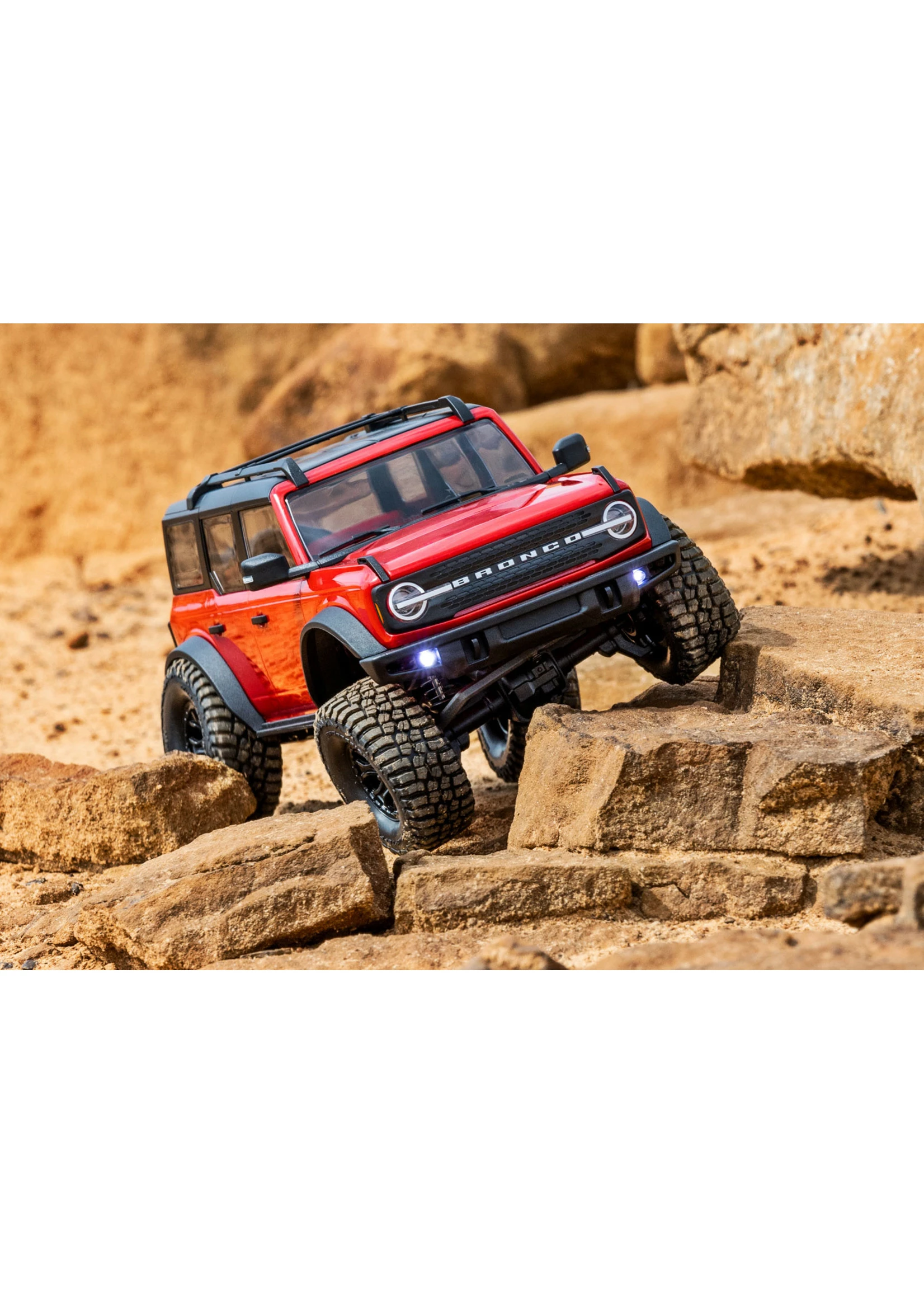 Traxxas 970741RED - 1/18 RTR Scale And Trail Bronco - Red 8 Traxxas 970741RED - 1/18 RTR Scale And Trail Bronco - Red - Image 6