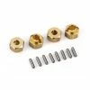 Traxxas 9750X - Wheel Hubs, 7mm Hex - Brass -Rc Car Component Shop traxxas 9750x wheel hubs 7mm hex brass