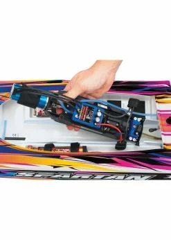 Traxxas Spartan 36" Deep-V RTR Brushless Race Boat - Pink -Rc Car Component Shop traxxas spartan 36 deep v rtr brushless race boat 16