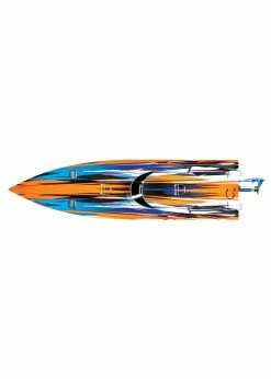 Traxxas Spartan 36" Deep-V RTR Brushless Race Boat - Orange -Rc Car Component Shop traxxas spartan 36 deep v rtr brushless race boat 2