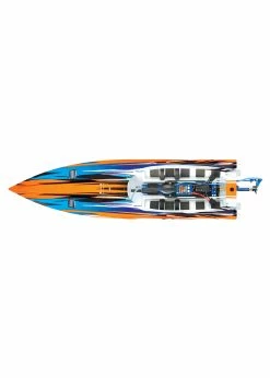 Traxxas Spartan 36" Deep-V RTR Brushless Race Boat - Orange -Rc Car Component Shop traxxas spartan 36 deep v rtr brushless race boat 3